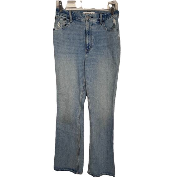 Abercrombie & Fitch Curve Love The 70's Vintage Flare Ultra High Rise Size 27/4 - Picture 1 of 9